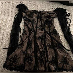Elegant Black Lace dress